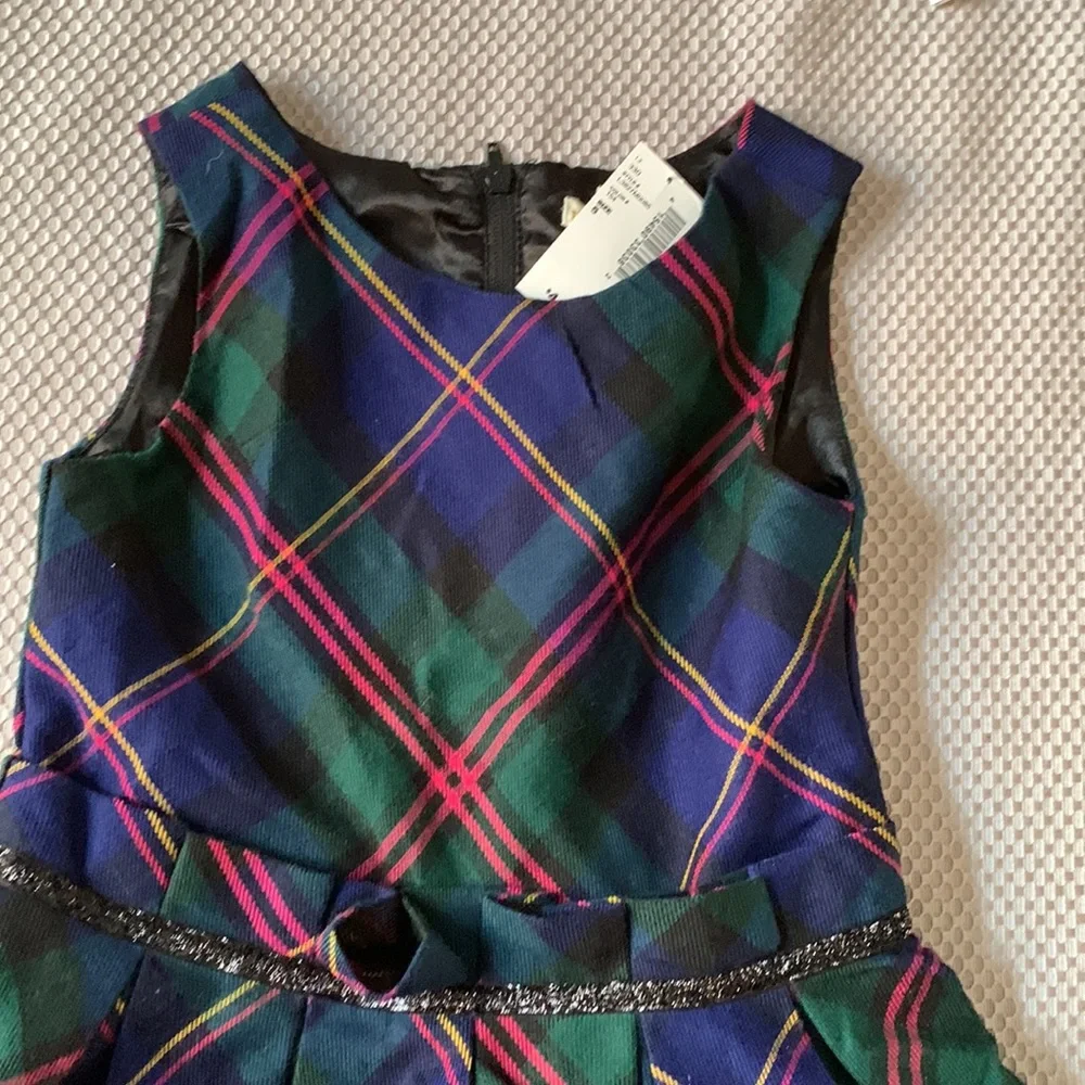 New holiday dress for girls in plaid